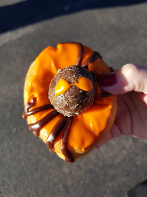 Donut a tema Halloween da Dunkin Donuts a Lincoln