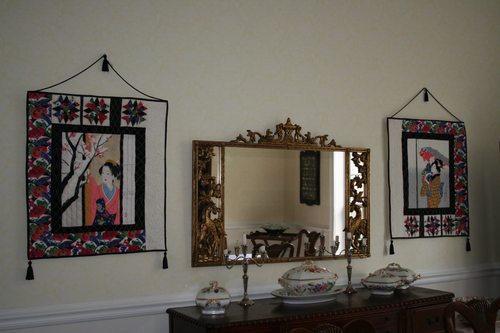 FUNSTITCHERY Oriental Wall Hangings