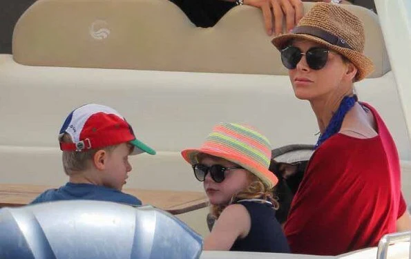 Princess Charlene, Prince Albert and their children Hereditary Prince Jacques and Princess Gabriella are taking a holiday in Corsica