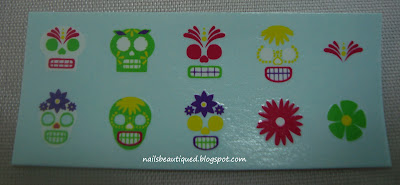 OPI So So Skullicious Collection Skull Decals
