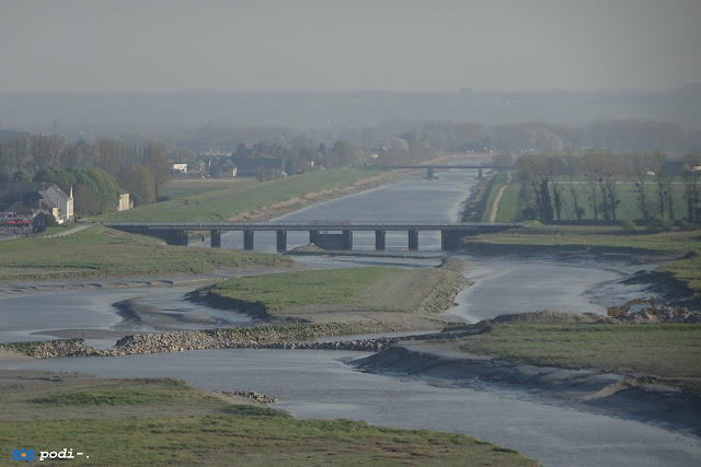 Río Couesnon, desembocadura en las inmediaciones del Mont Saint Michel