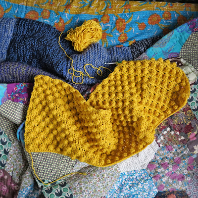 ByHaafner, crochet, bobble stitch, cowl