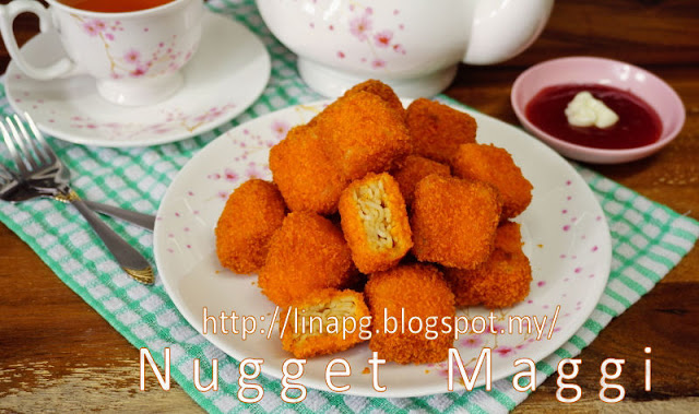 nugget maggi sajian enak mudah minum petang teratak mutiara kasih Resepi Maggi Nugget Enak dan Mudah