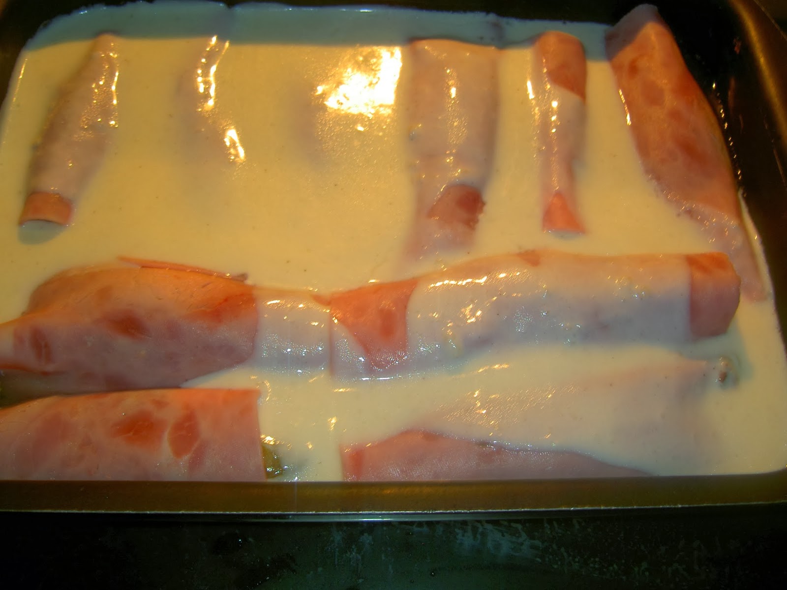 Keranova: Шикон (андив) със шунка/Chicon (endive) au jambon