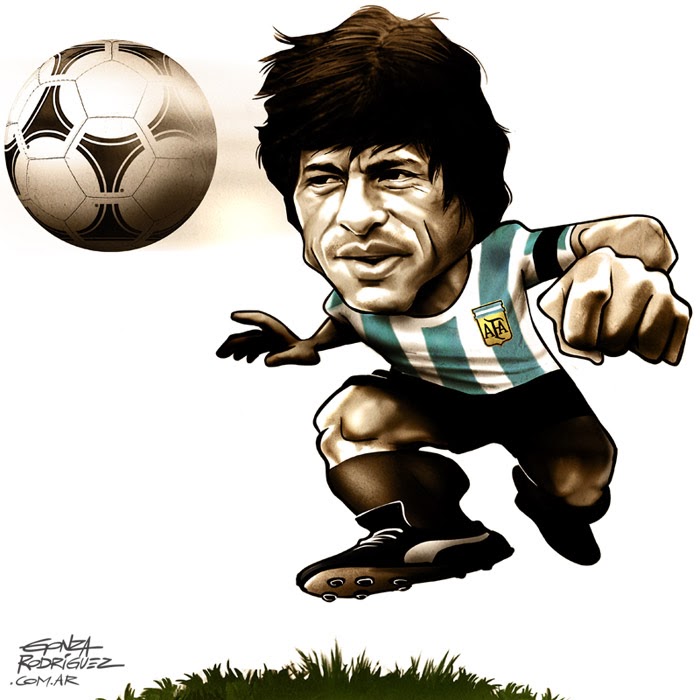 Resultado de imagen para caricatura de DANIEL PASSARELLA