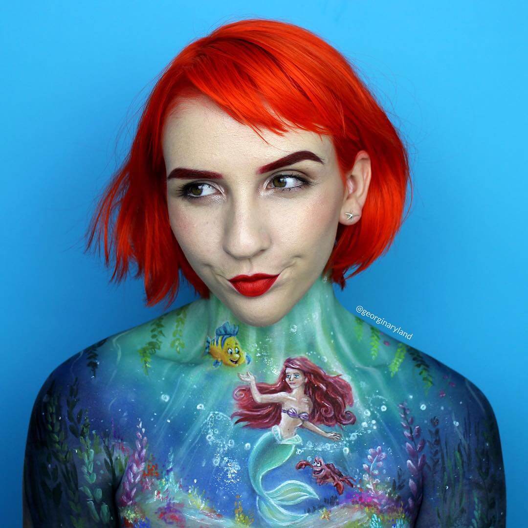 12-The-Little-Mermaid-Georgina-Ryland-Mehron-Makeup-Body-Painting-www-designstack-co