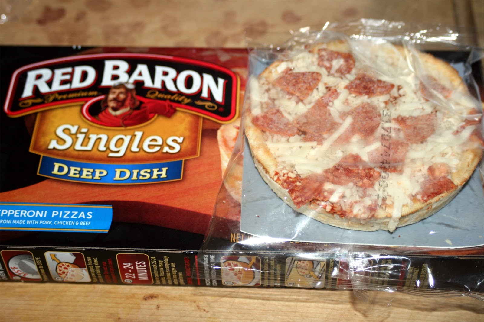 Forsythkid Critique Red Baron's Deep Dish Single Pizza!