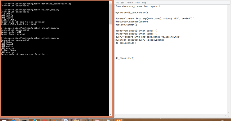 Python Tutorials: Insert
