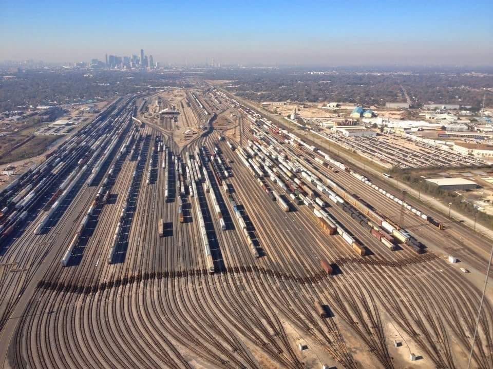 Towns and Nature Houston, TX UP/SP Englewood Yard and Towers 68 & 87