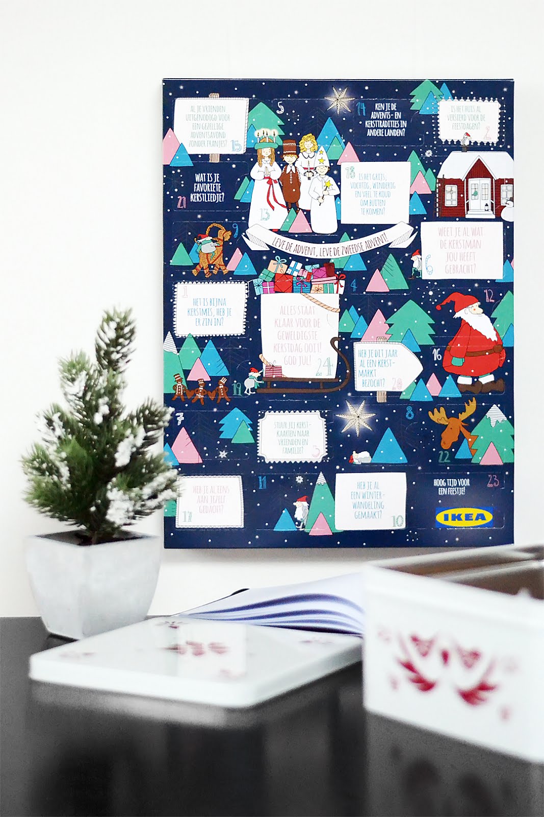 Ikea, adventskalender, advent calendar, coupon, gift, discount, christmas, vinter 2016