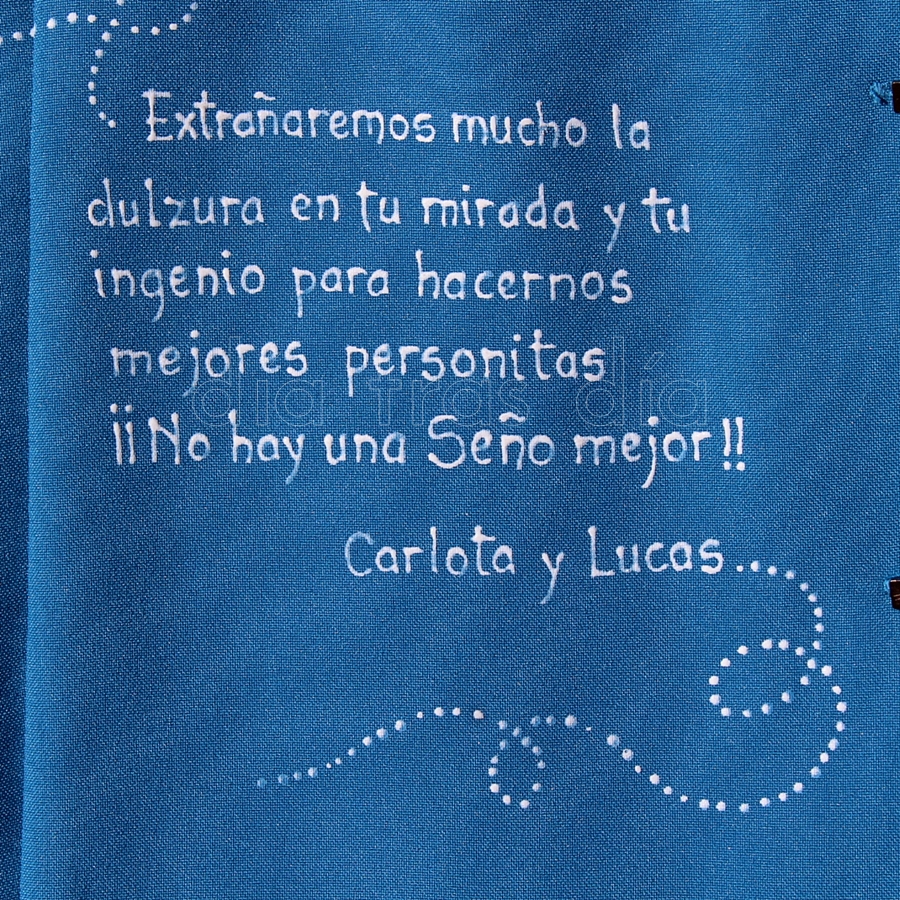 Bata maestra personalizada