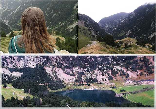 Vall de Núria und ein Blick auf den Stausee Estany de Núria