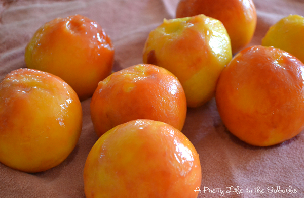 How to Blanch Peaches