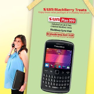 Blackberry Curve 9360 on Sun Plan 999, payday weekend treat from Sun Cellular Blackberry Curve 9360 on Sun Plan 999, payday weekend treat from Sun Cellular