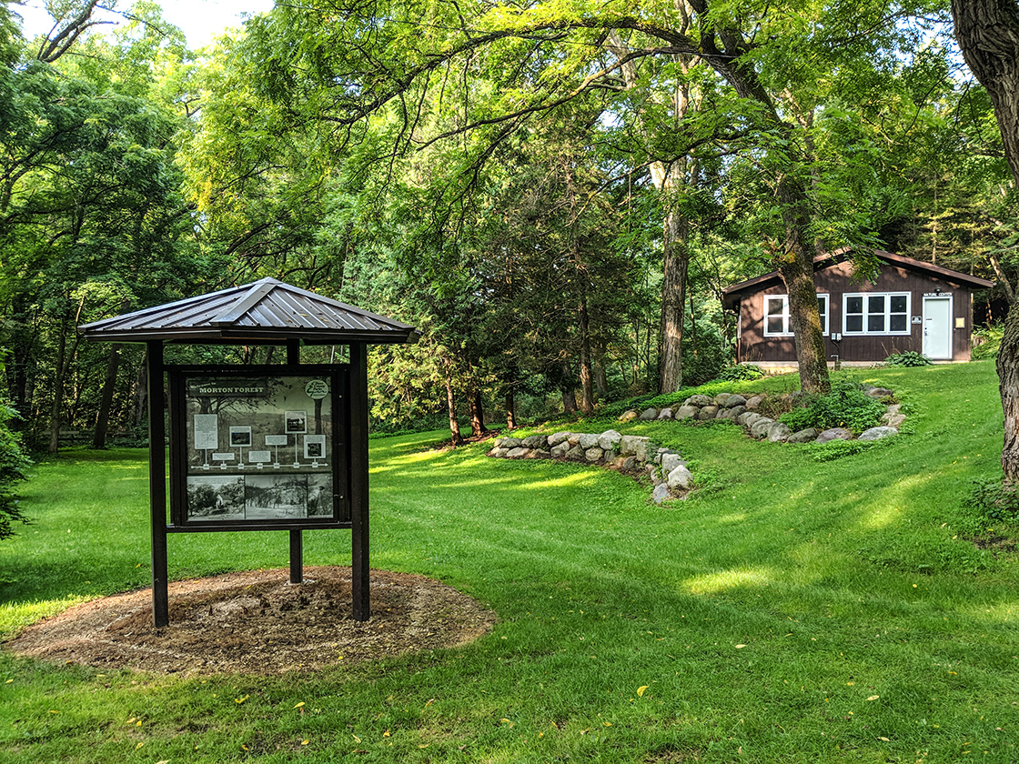 Hiking Morton Forest County Park