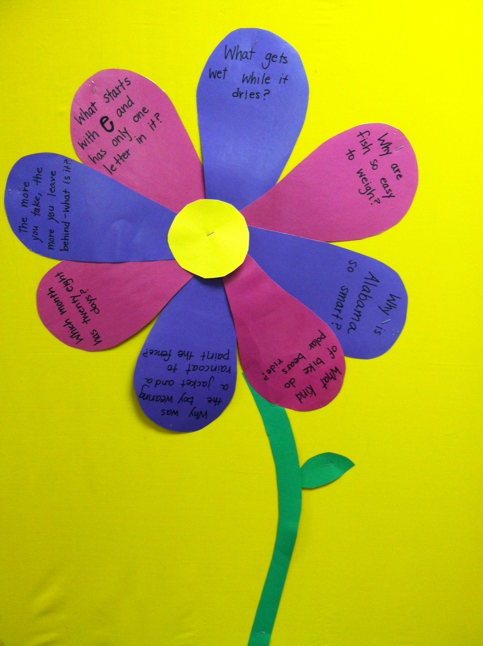 School Day Love: A Riddle a Day in May!