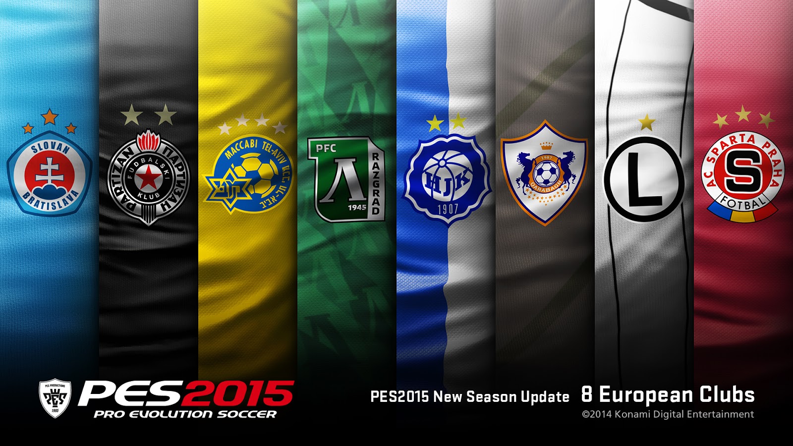 Atualização de PES 2015 adiciona nomes oficiais para seis times brasileiros, incluindo Santos Atualização de PES 2015 adiciona nomes oficiais para seis times brasileiros, incluindo Santos