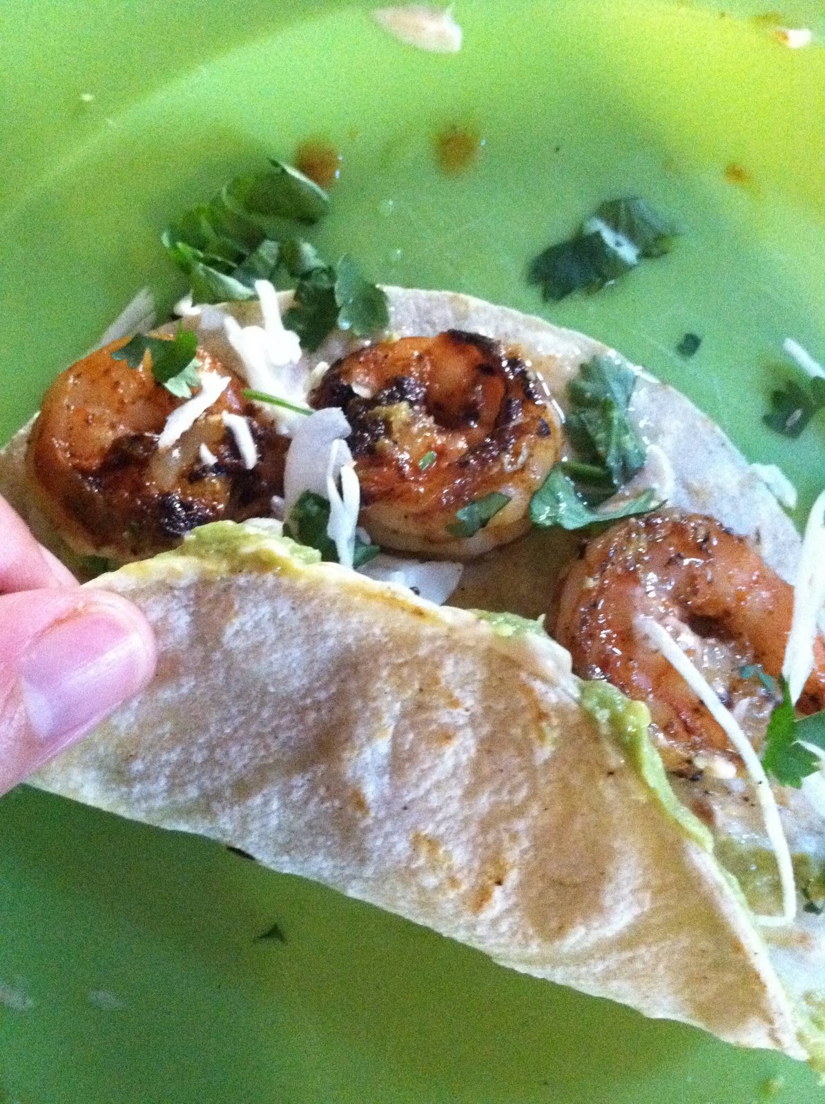 a little of this Ancho Chili Shrimp or Chicken Street Tacos