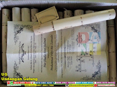 jual Undangan Gulung