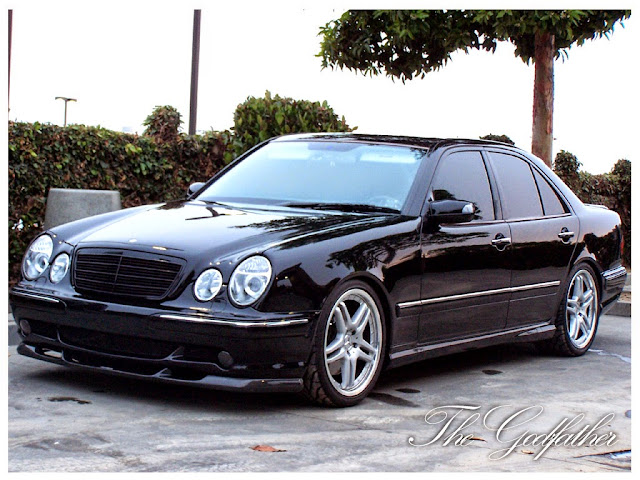 MercedesBenz E55 AMG W210 BLACK BENZTUNING MercedesBenz E55 AMG W210 BLACK BENZTUNING