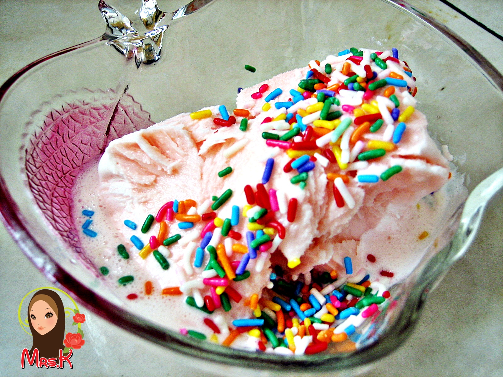 Resepi Aiskrim Strawberry Kongsi Resepi