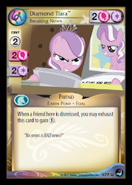 My Little Pony Diamond Tiara, Breaking News High Magic CCG Card