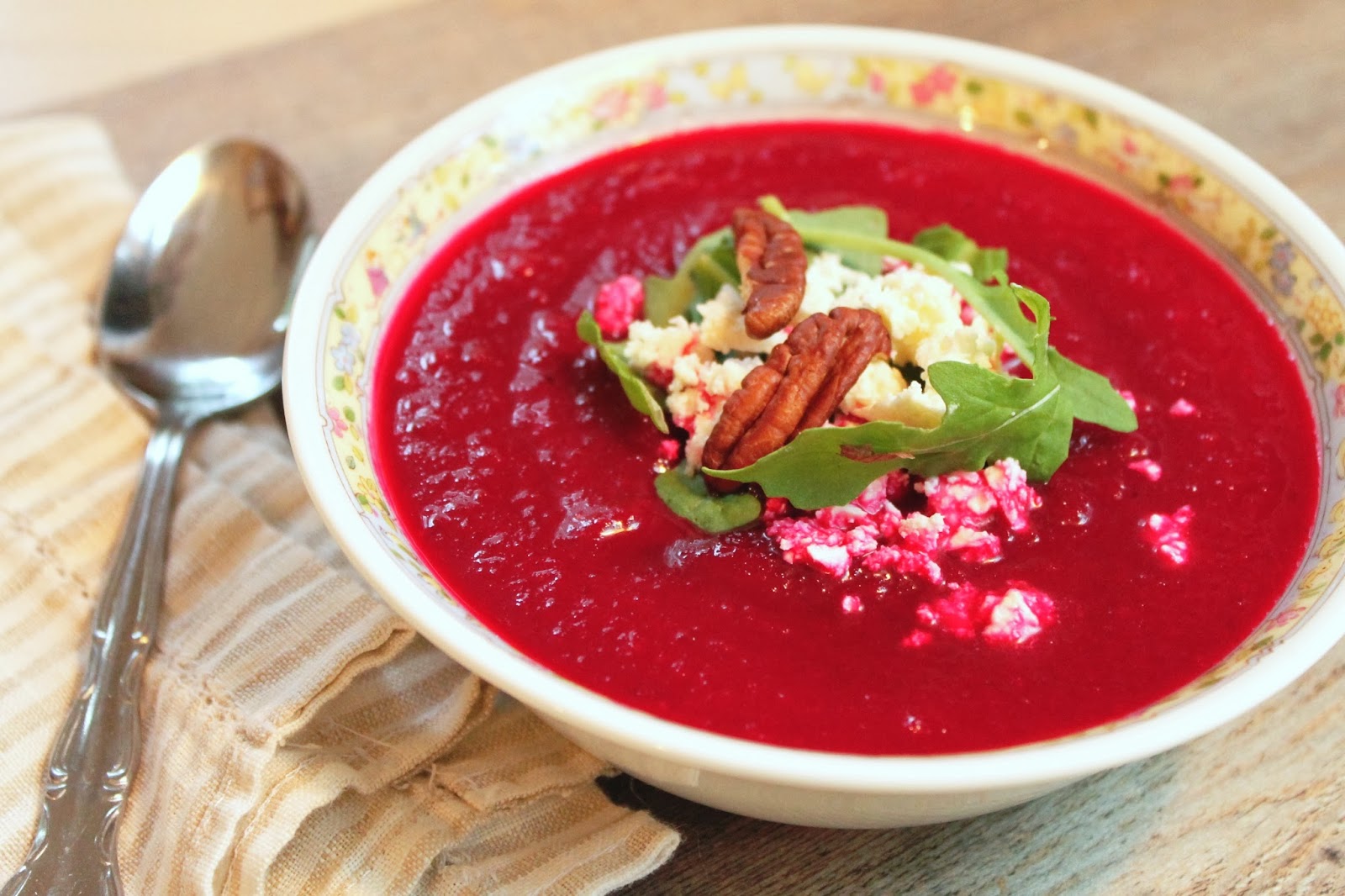 Chérie blanche Potage aux betteraves et célerirave