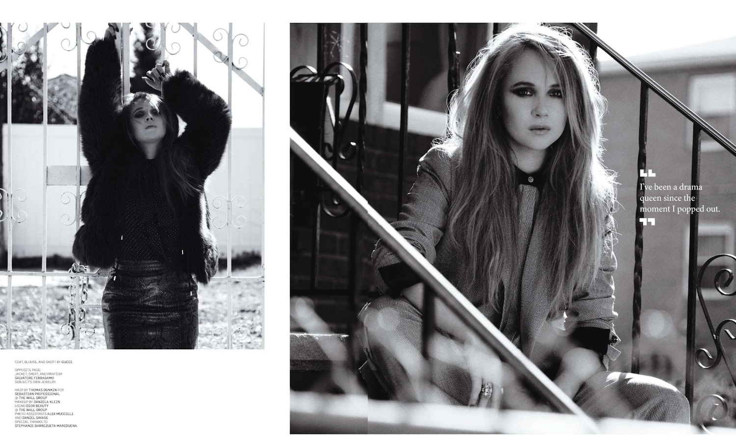 her, father juno temple by jeffrey graetsch for blackbook