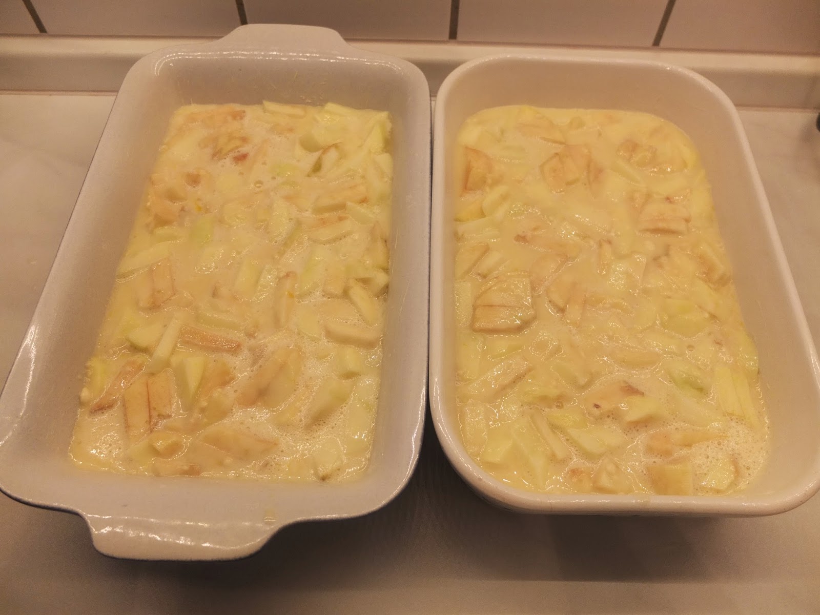 Pâtisserie Nadine: Clafoutis aux pommes - Apfel-Clafoutis nach ...