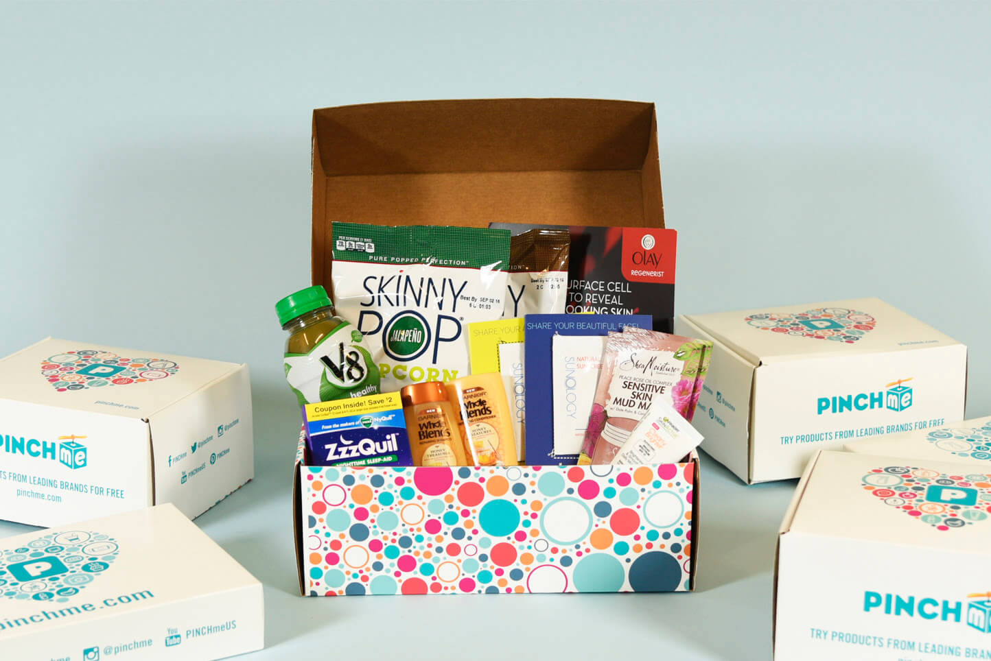 FREE PinchMe Samples Boxes on May 15 at 12pm Eastern Free Samples
