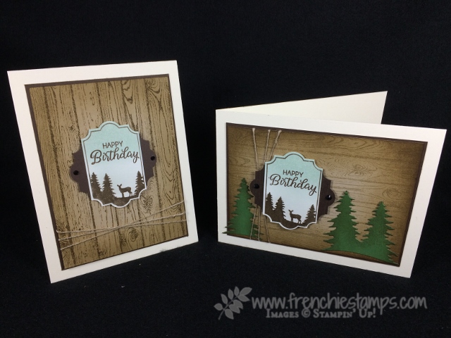 Merry Little Label, Masculine Monday, Hardwood, Beautiful Bouquet, Stampin'Up!, Frenchie stamps,