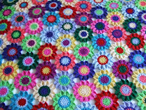 Blumentagesdecke/Flowerbedspread