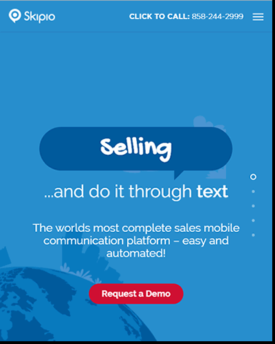Skipio helps you increase customer retention Build one-on-one relationships with your customers with Skipio