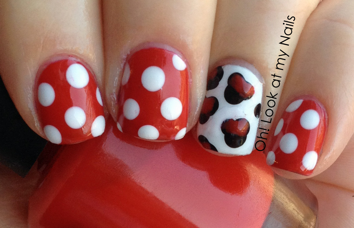 Oh! Look at my Nails: Minnie Mouse Nails