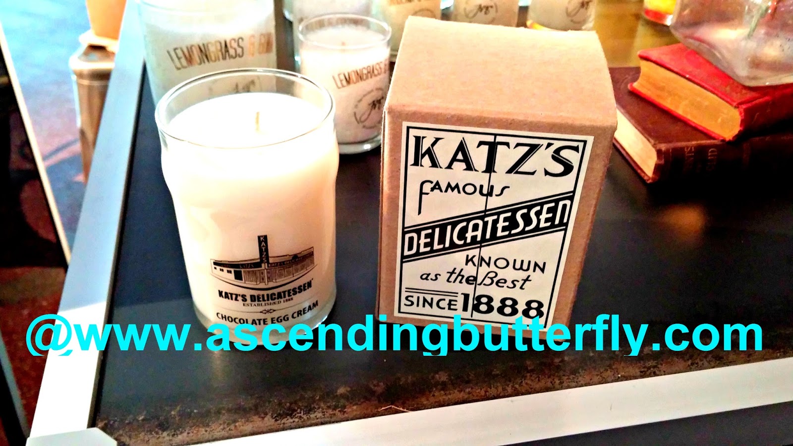 candle in honor of the Famous Katz's Delicatessen, a NYC institution since 1888