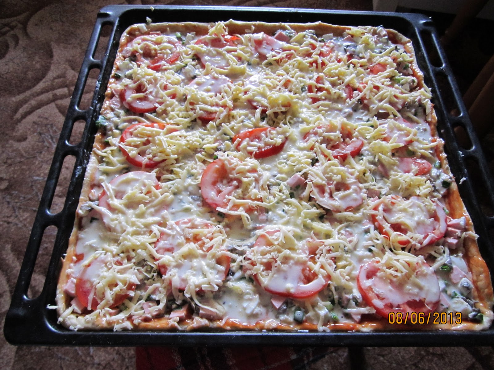 можно печь пиццу на фольге в духовке ли фото 95
