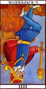 La carte de l'empereur à l'envers