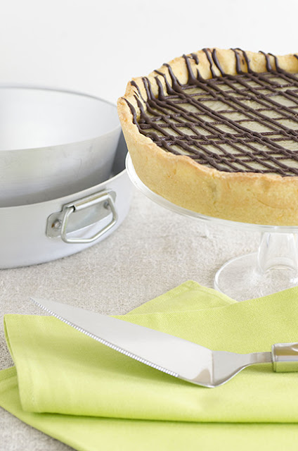 Crostata con crema di pistacchio