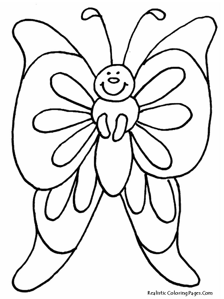 Realistic Butterfly Coloring Pages | Realistic Coloring Pages