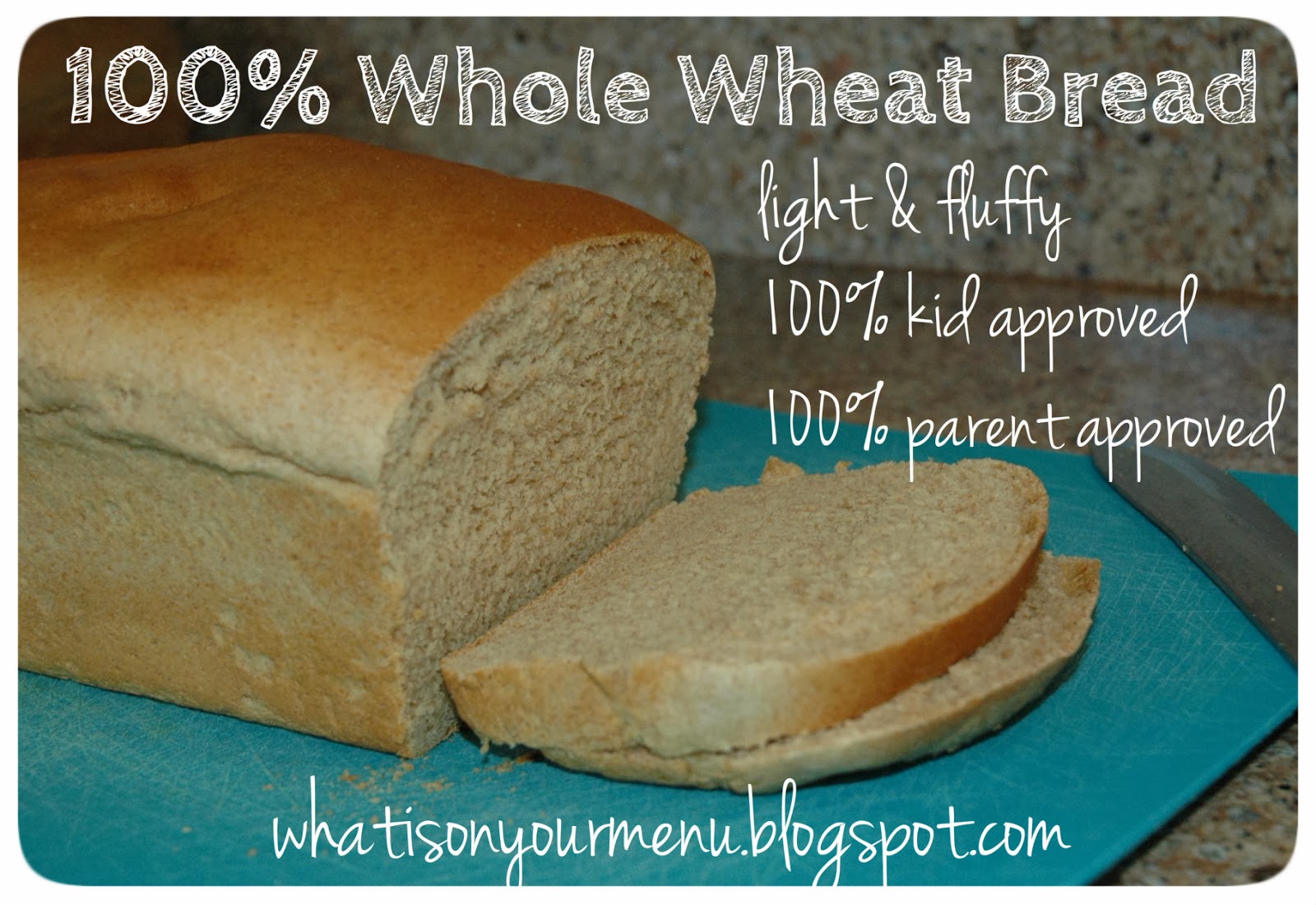 The BEST Whole Wheat Bread Ever!