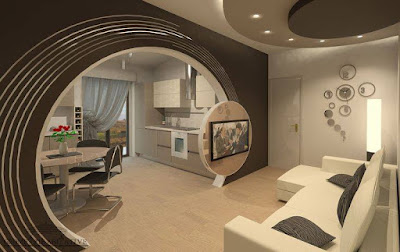 modern pop arch designs ideas for living room interior 2019