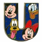 Alfabeto de Mickey, Minnie, Donald y Pluto U.
