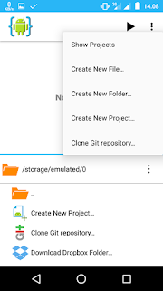 Show Projects Folder Show Projects Folder