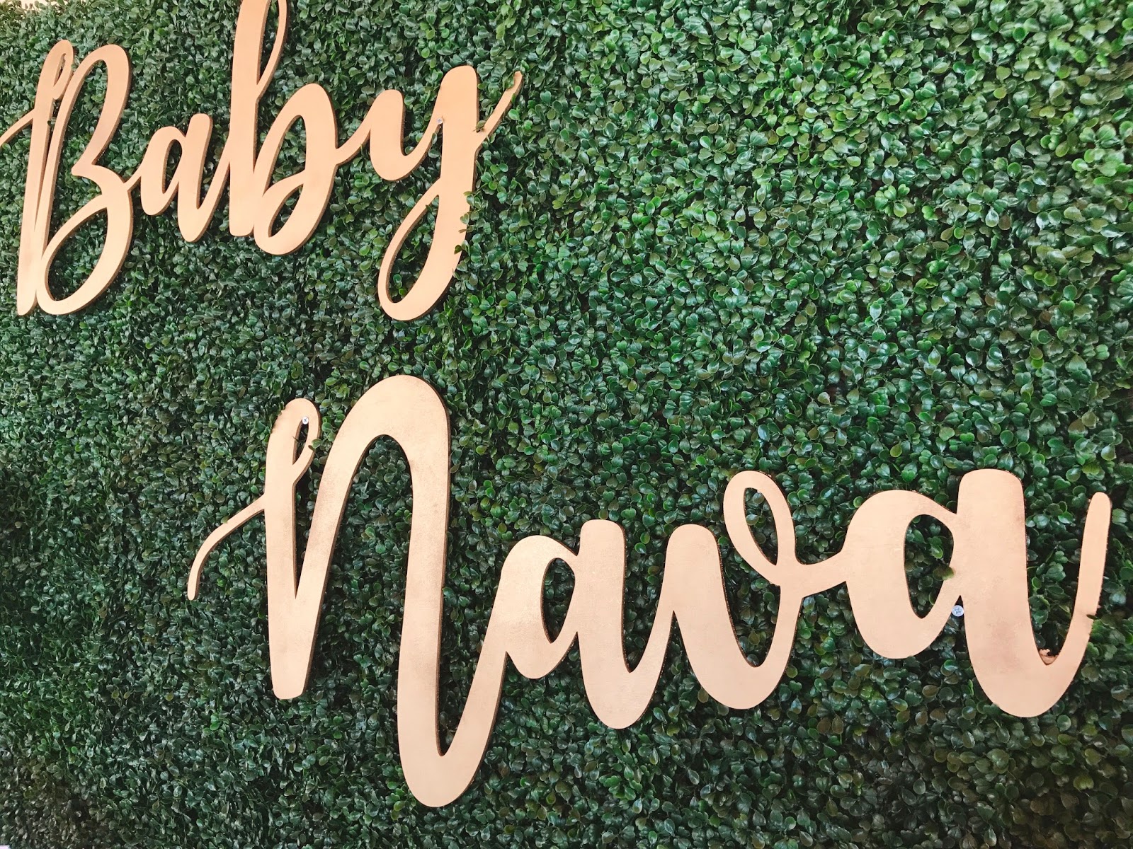 Baby Shower Backdrop Baby Shower Backdrop, gold baby shower sign, green wall backdrop