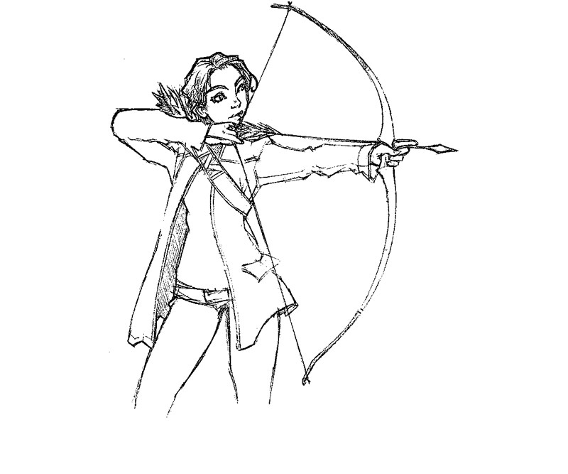 Printable The Hunger Games 5 Coloring Page title=