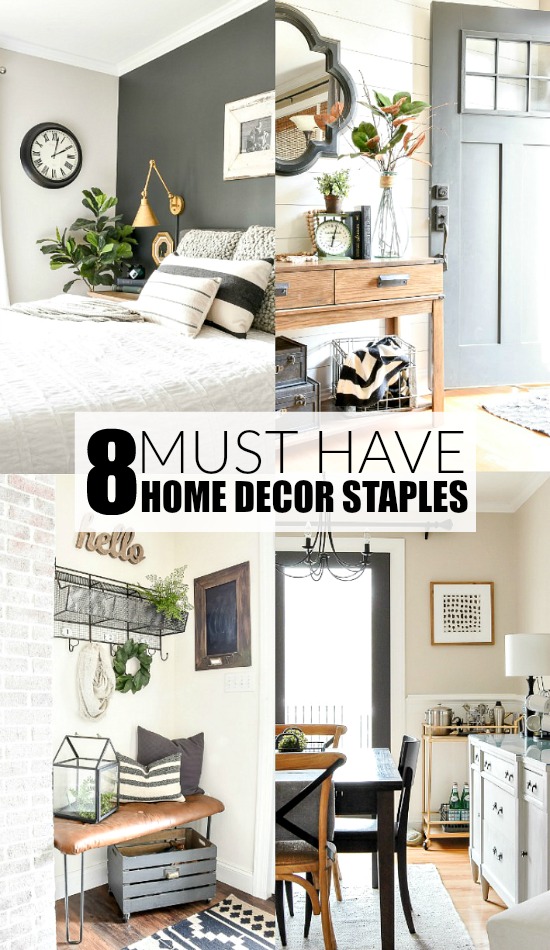 8 must have home decor staples