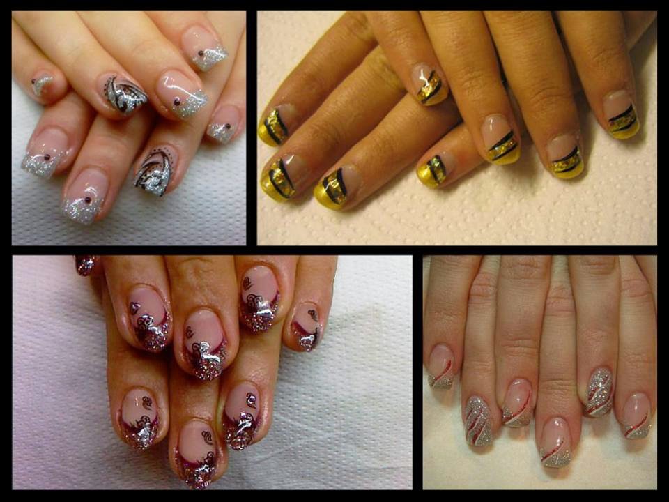 7. Acrylic Overlay Nail Designs with Foil - wide 2
