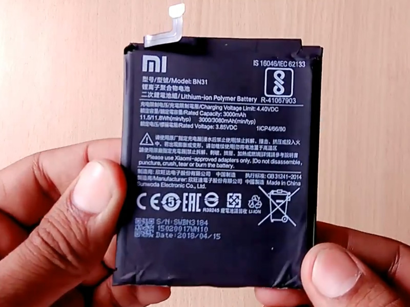 Xiaomi Mi 8 Аккумулятор Емкость