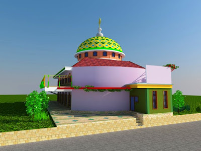 Desain Masjid Raya Abu Bakar Ash-Shiddiq GCA 