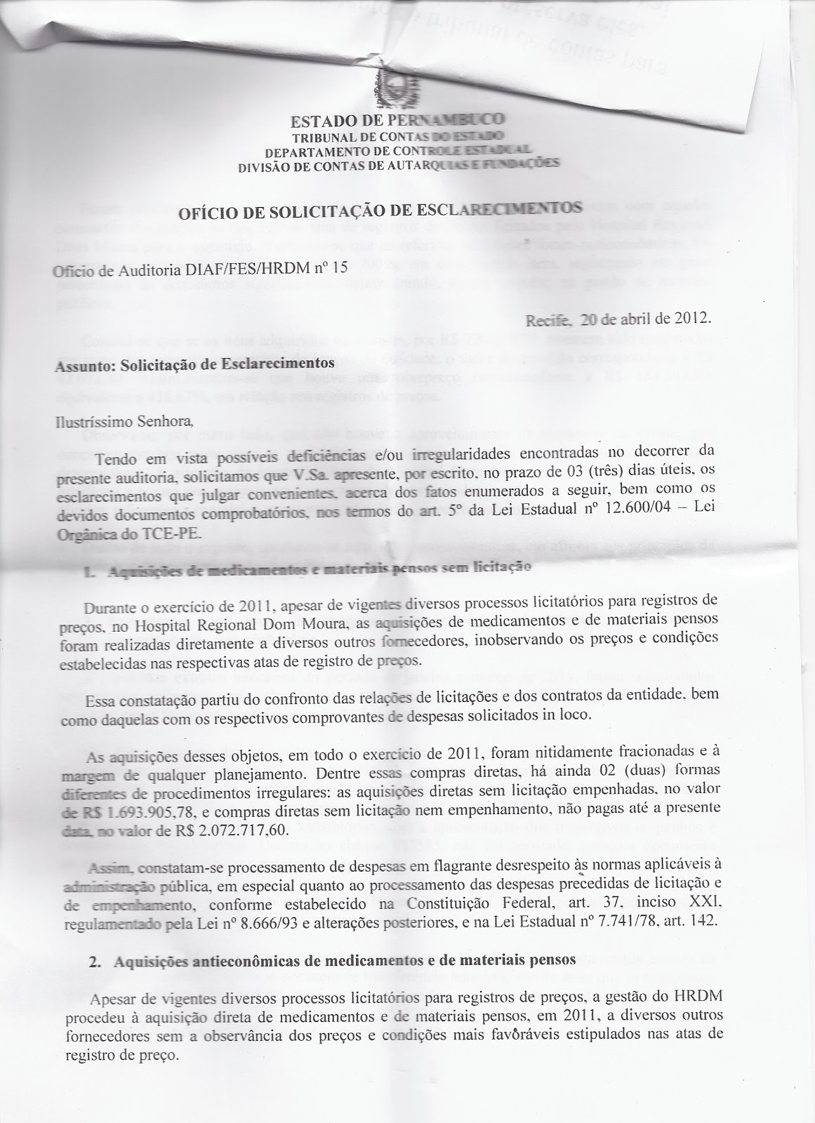 BLOG DO ROBERTO ALMEIDA DENÚNCIA